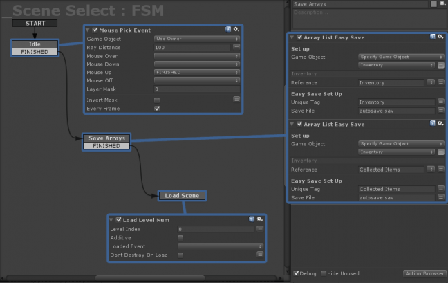 Inventory Scene-select